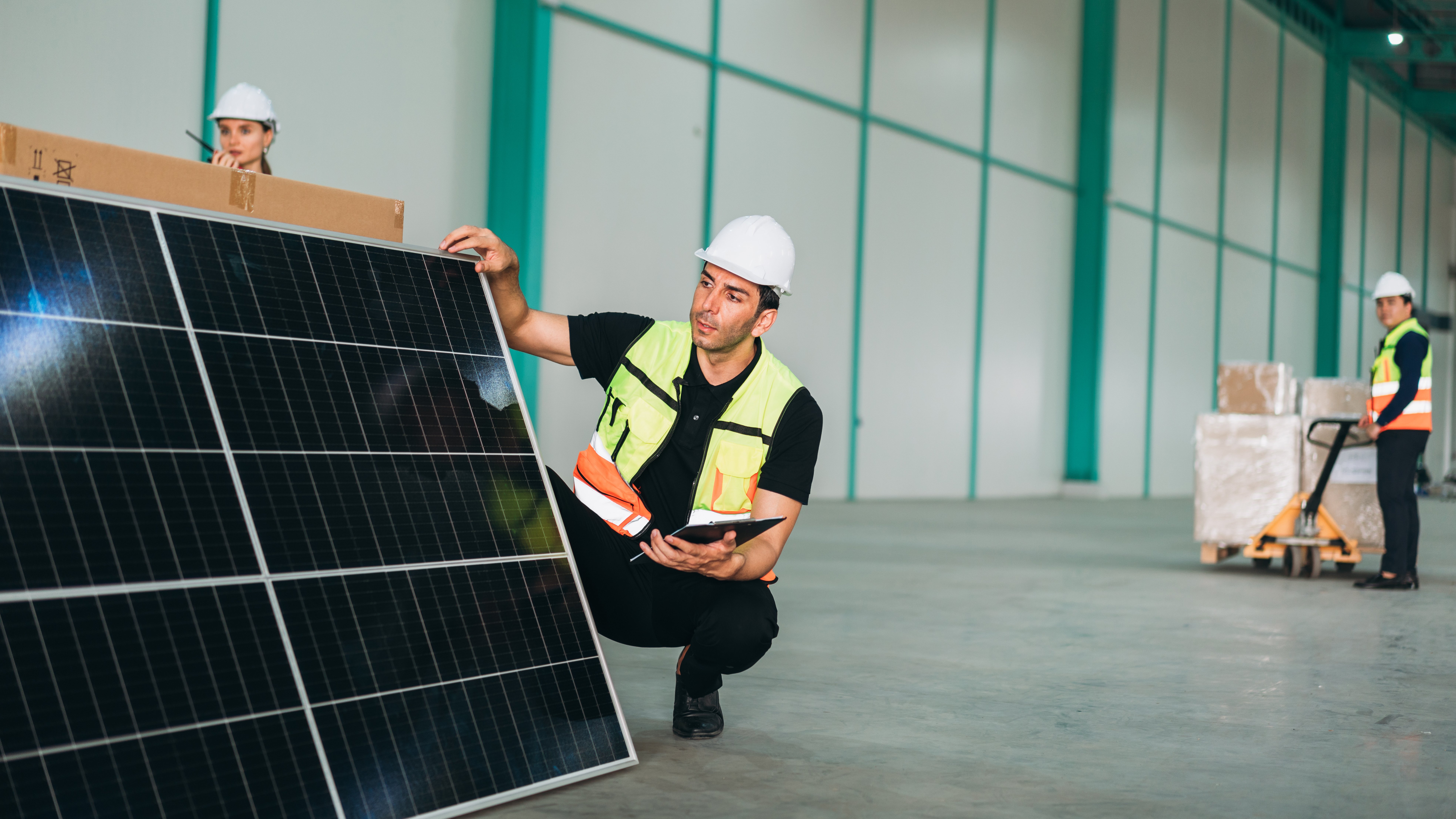 team-engineers-workers-and-check-up-solar-cell-pan-2023-11-27-05-32-11-utc